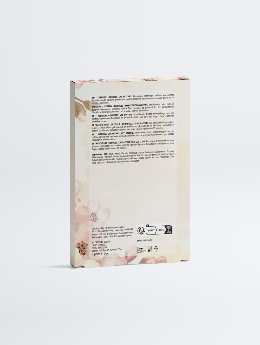 Caffeine + Vitamin C Energizing Hydrogel Eye Patches
