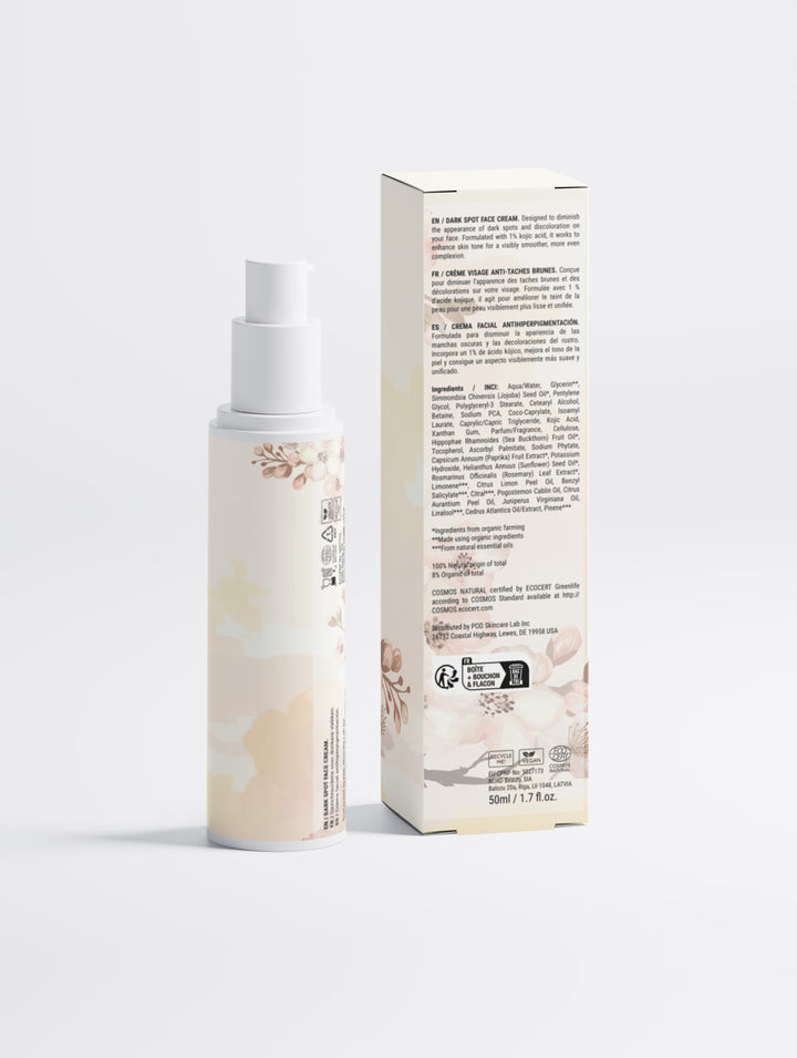 Dark Spot Face Cream with Kojic Acid