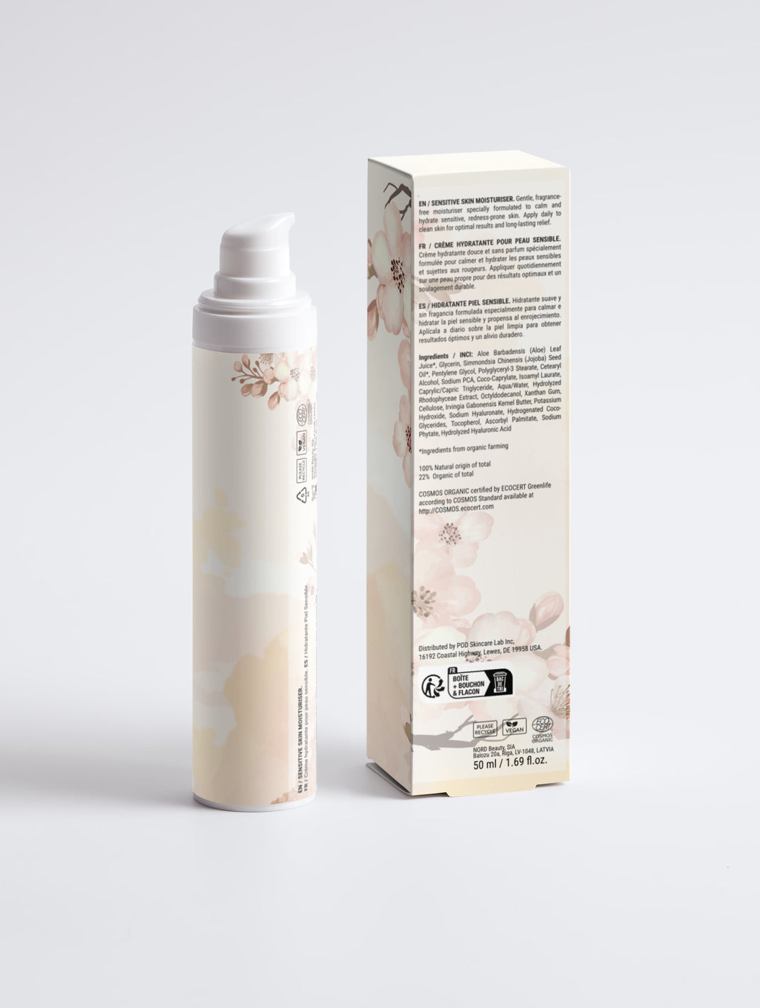 Sensitive Skin Moisturiser, Fragrance Free