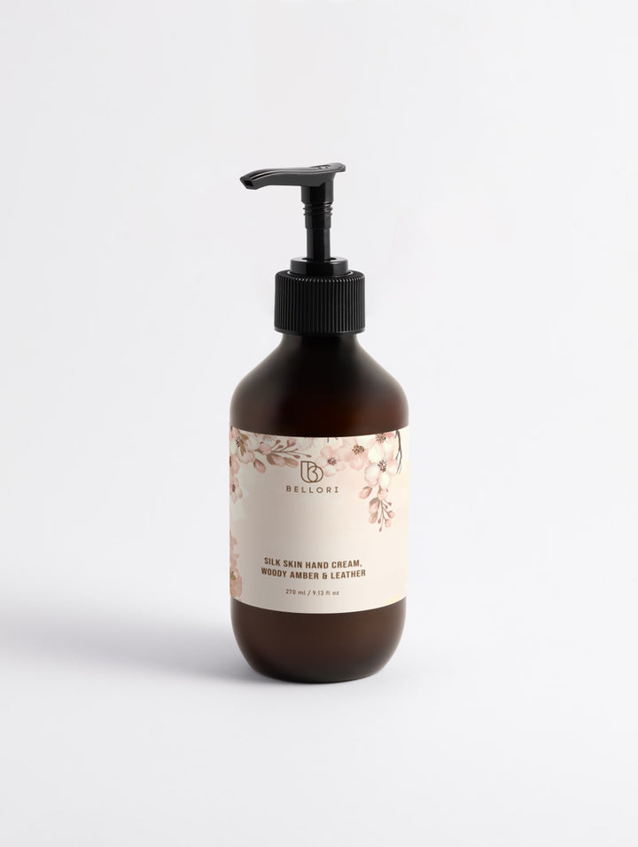 Silk Skin Hand Cream, Woody Amber & Leather