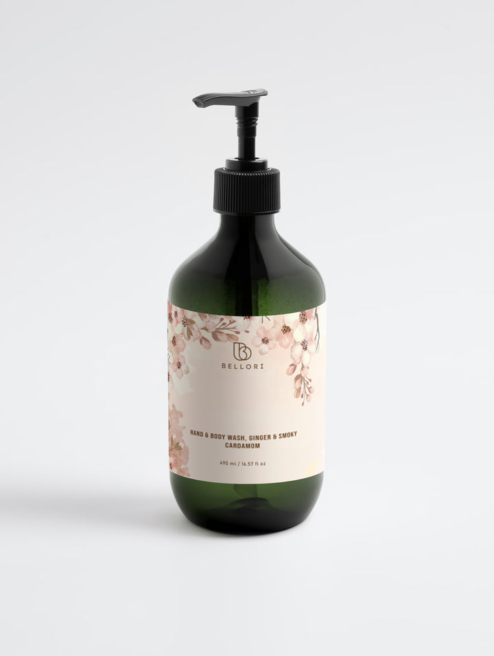 Hand & Body Wash, Ginger & Smoky Cardamom