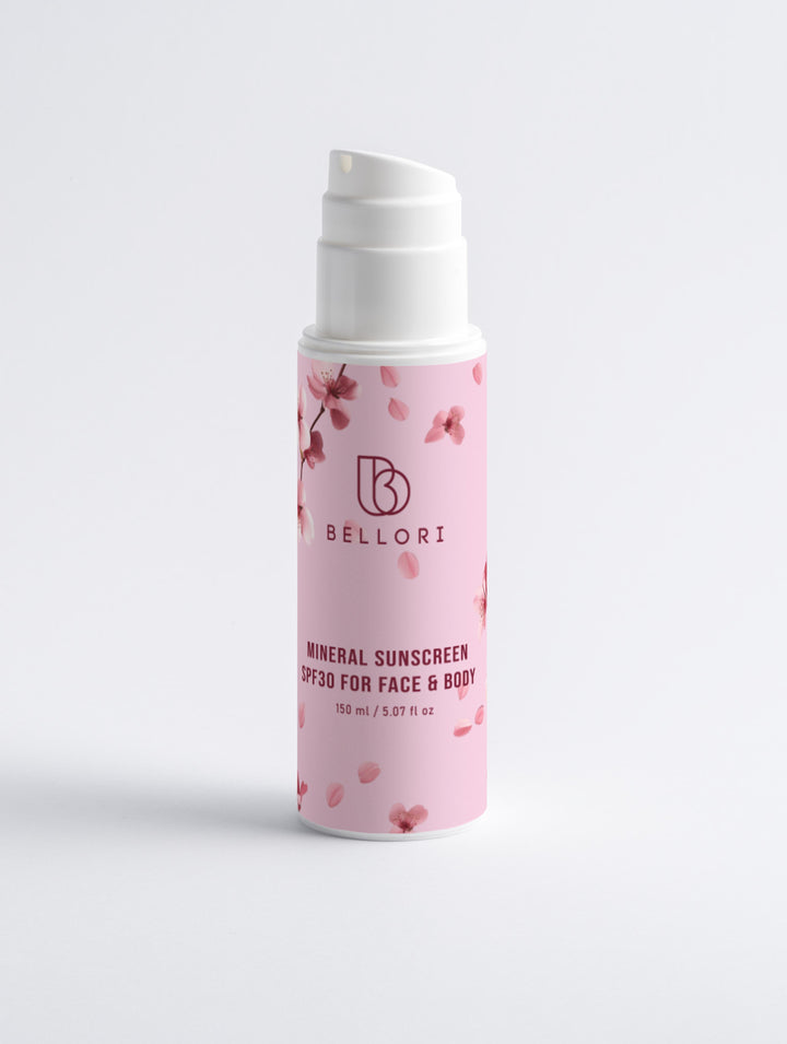 Mineral Sunscreen SPF30 for Face & Body, no tint